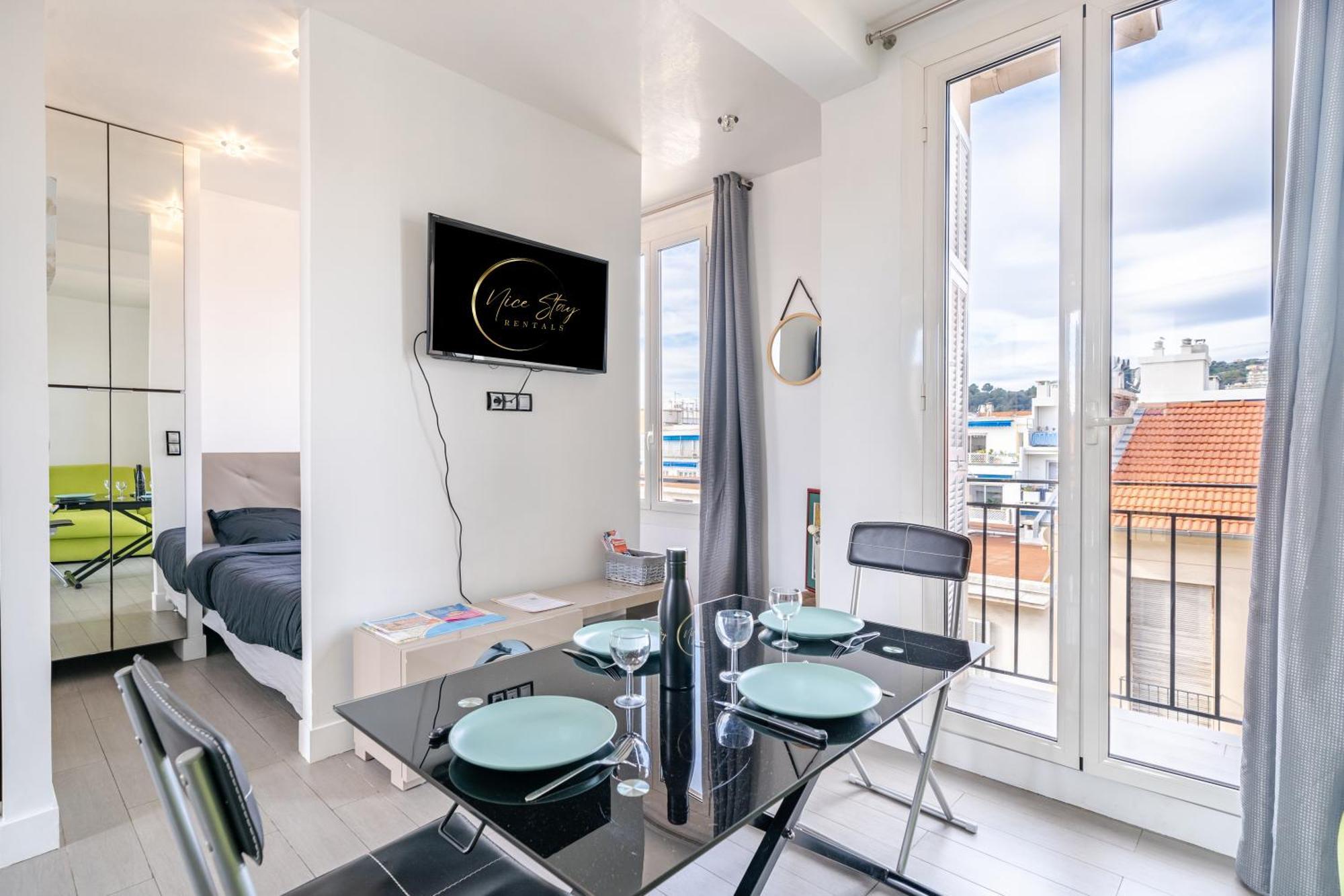 Top Floor Terrace - Dernier Etage Terrasse Cosy 니스 외부 사진